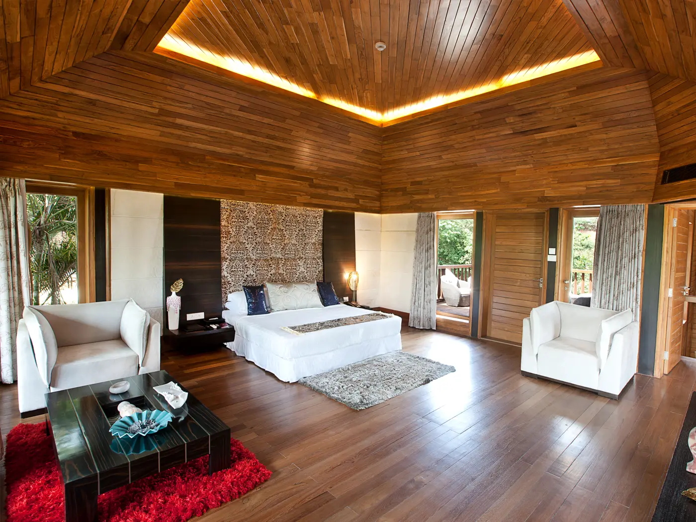 Burmese Chalet interior