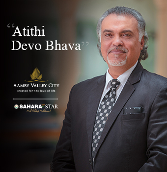 Executive Directors’ message on Indian hospitality at Aamby Valley City embracing Atithi Devo Bhava values